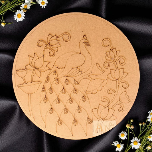 Peacock 7 MDF Premarked