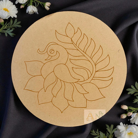 Peacock 4 MDF Premarked