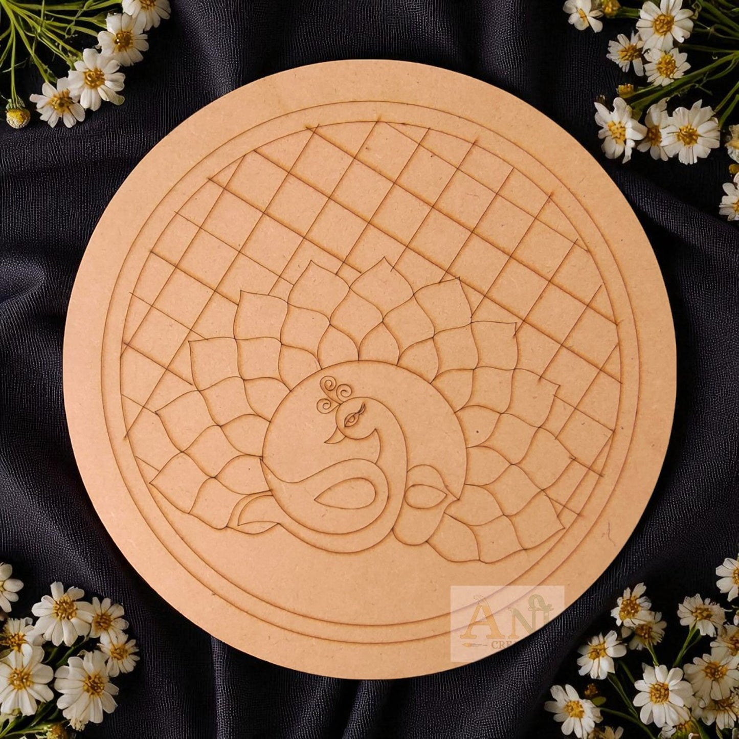 Peacock 5 MDF Premarked