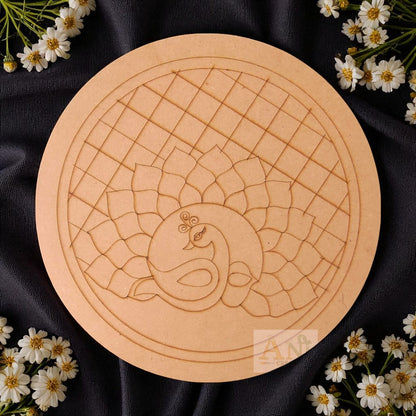 Peacock 5 MDF Premarked