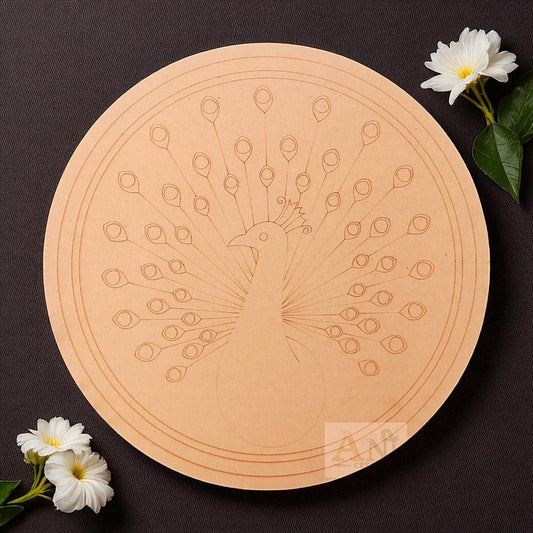 Peacock 6 MDF Premarked