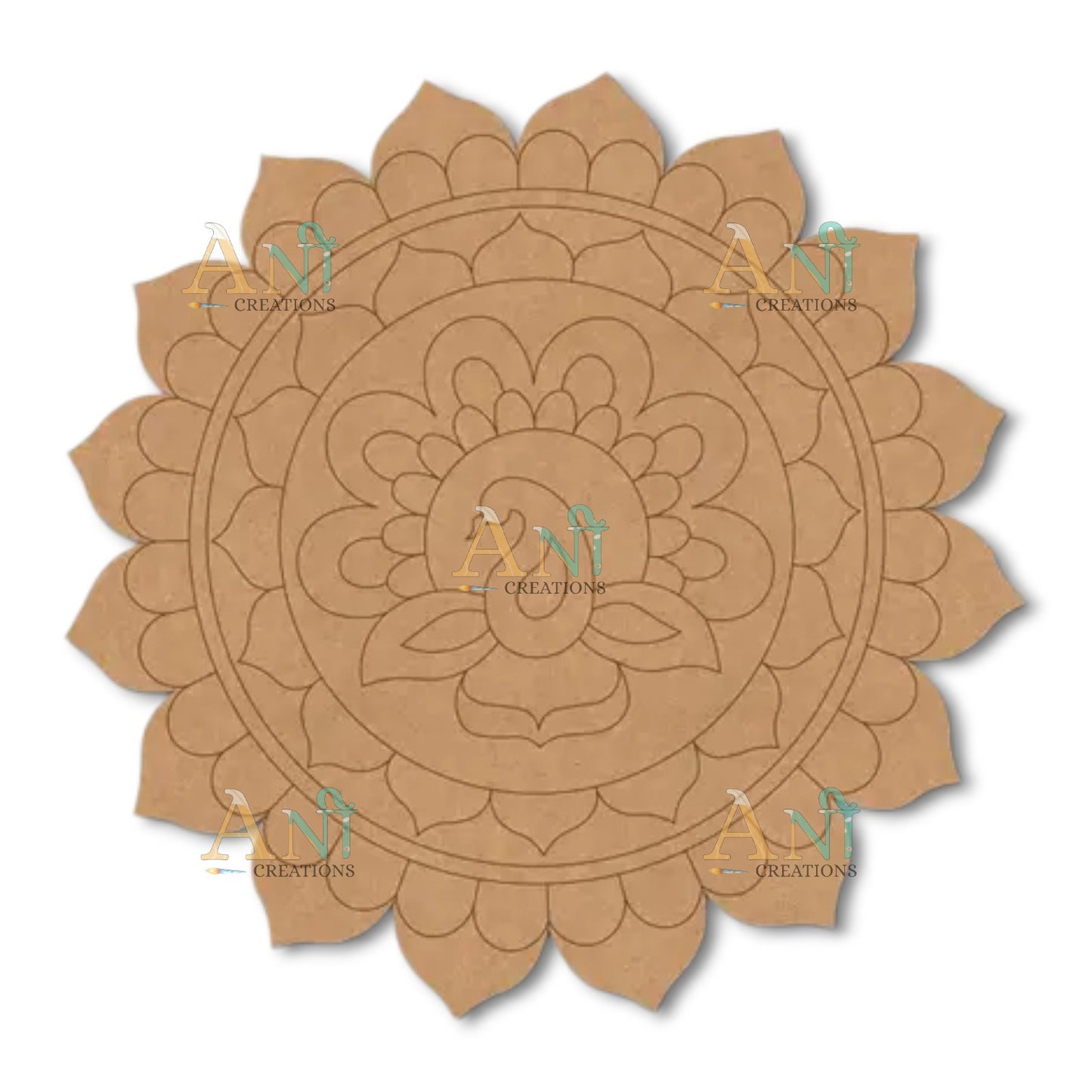 Peacock 13 MDF Premarked