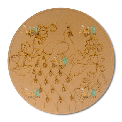 Peacock 7 MDF Premarked