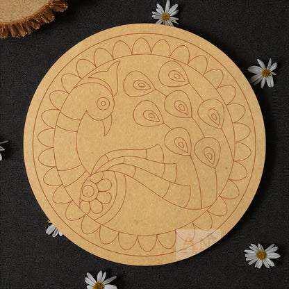 Peacock 11 MDF Premarked