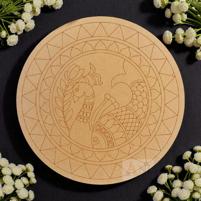 Peacock 12 MDF Premarked