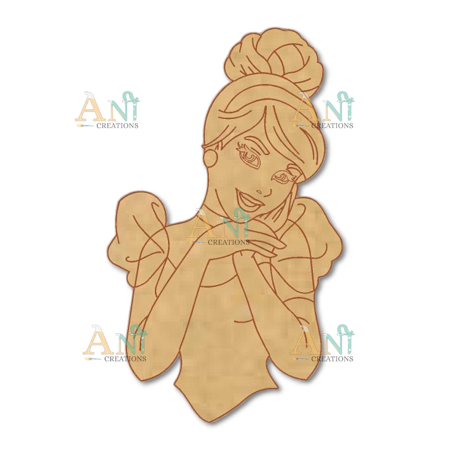 Princess 01 MDF Cutout