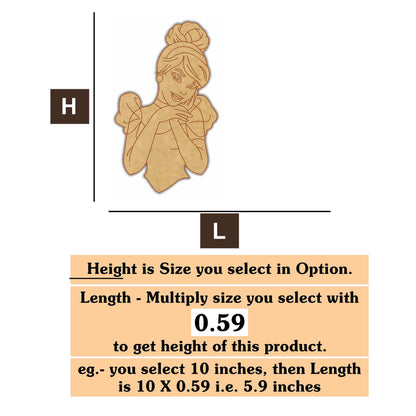 Princess 01 MDF Cutout