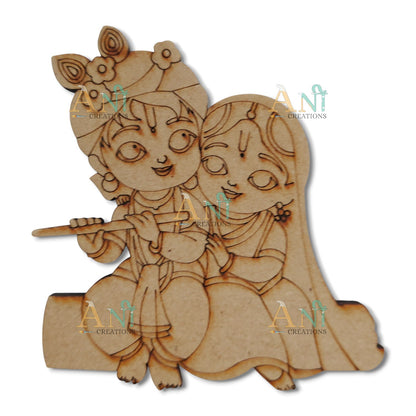 Radha krishna 2 MDF Cutout