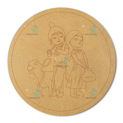 Radha krishna 3 MDF Premarked