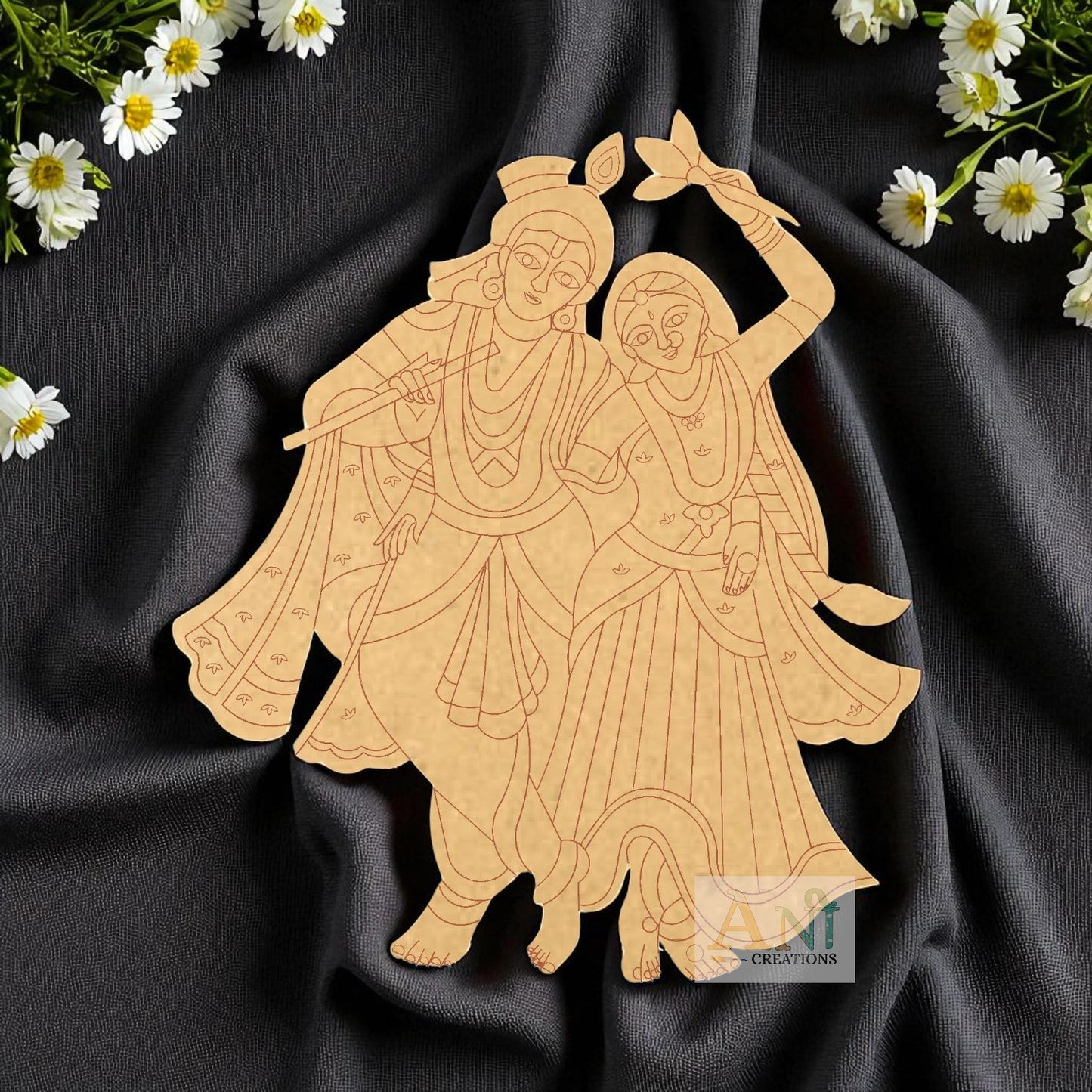 radha krishna 1 MDF Cutout