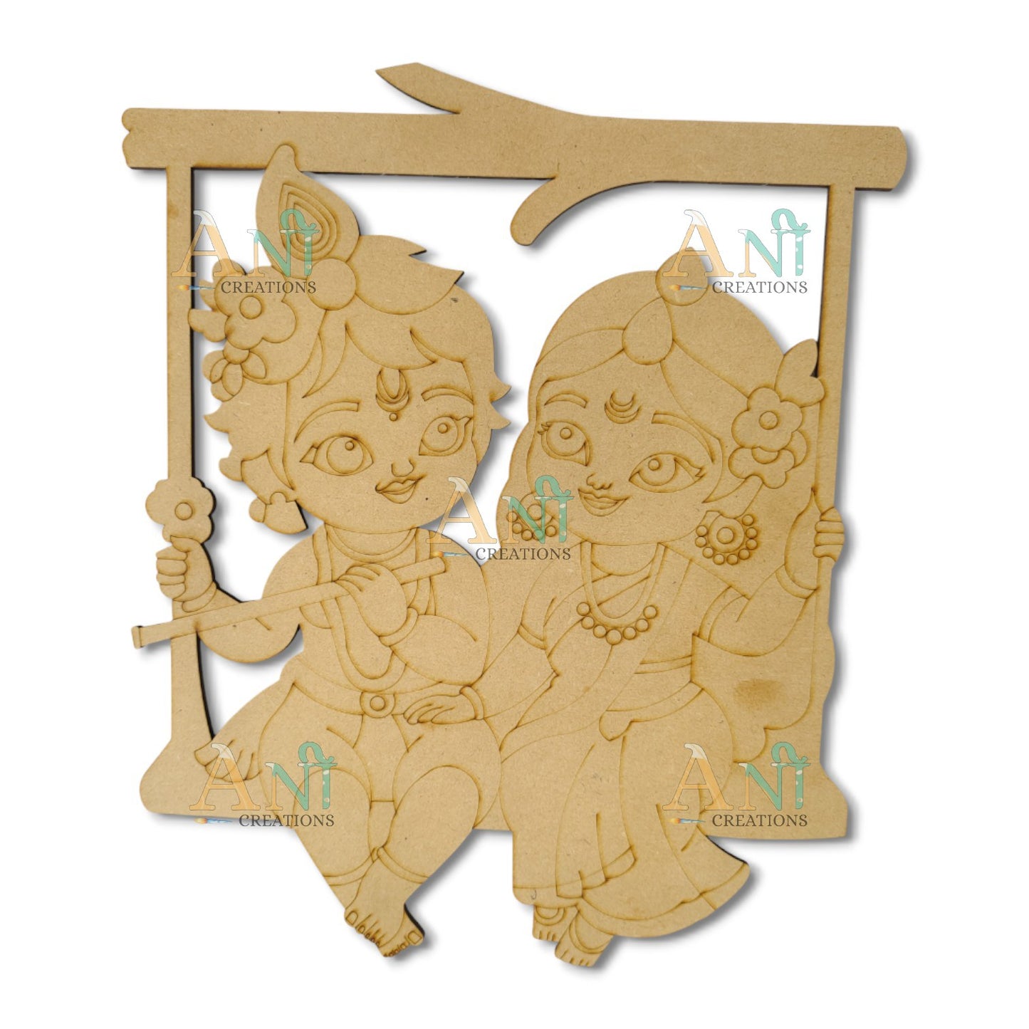 Radha krishna 5 MDF Cutout