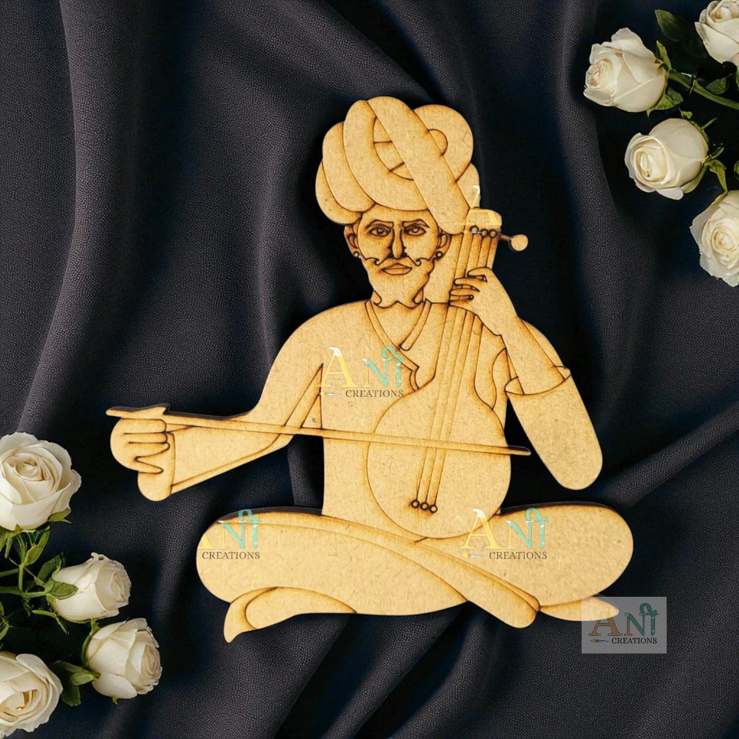 Rajasthani man music 1 MDF Cutout