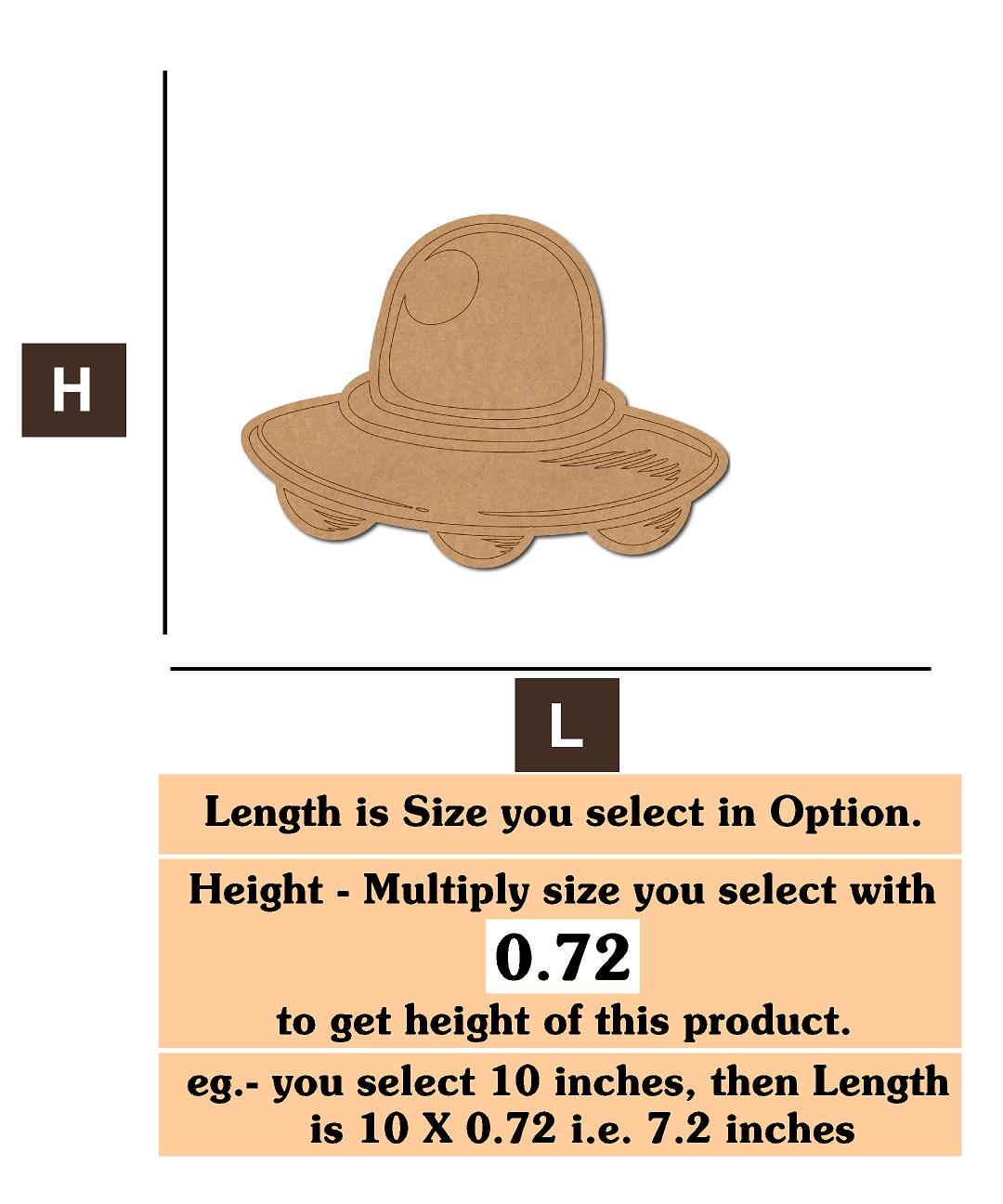 UFO Space MDF Cutout