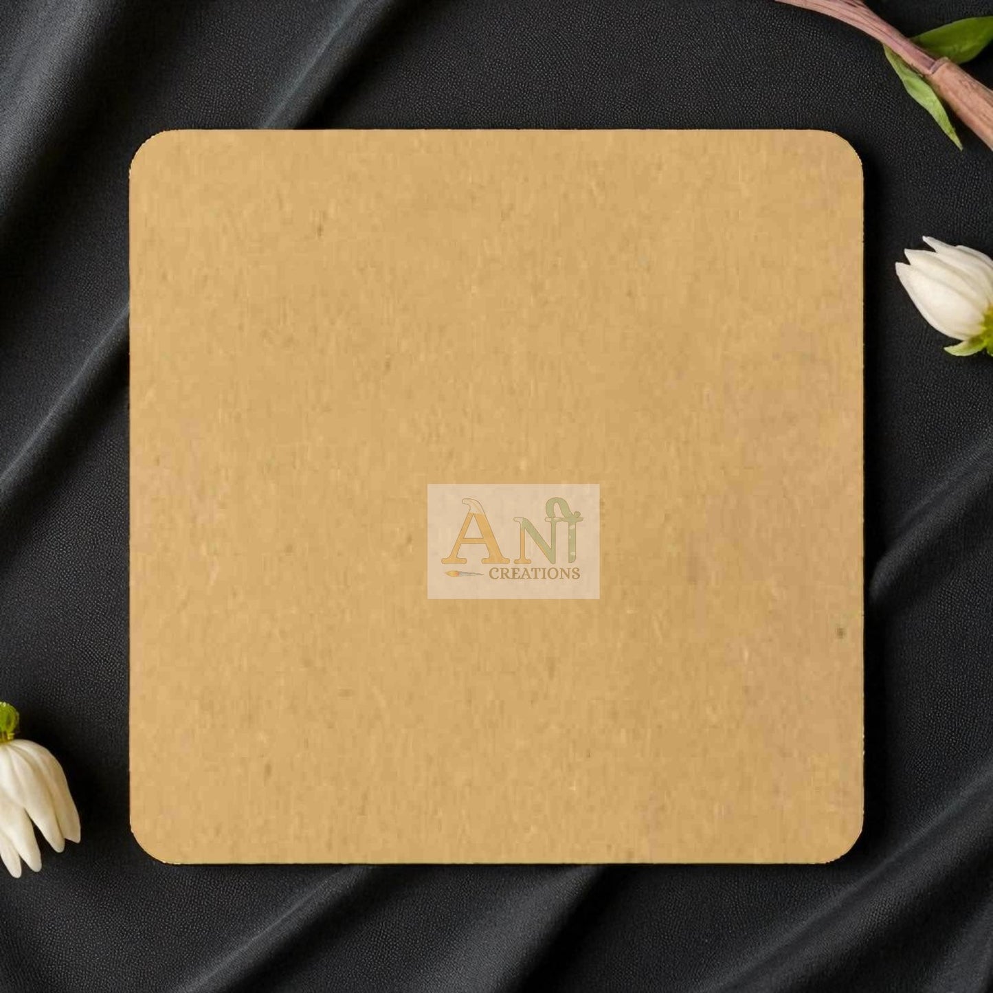 Plain Square rounded MDF