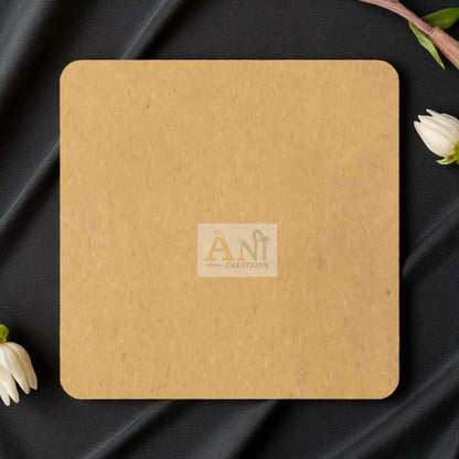 Plain Square rounded MDF