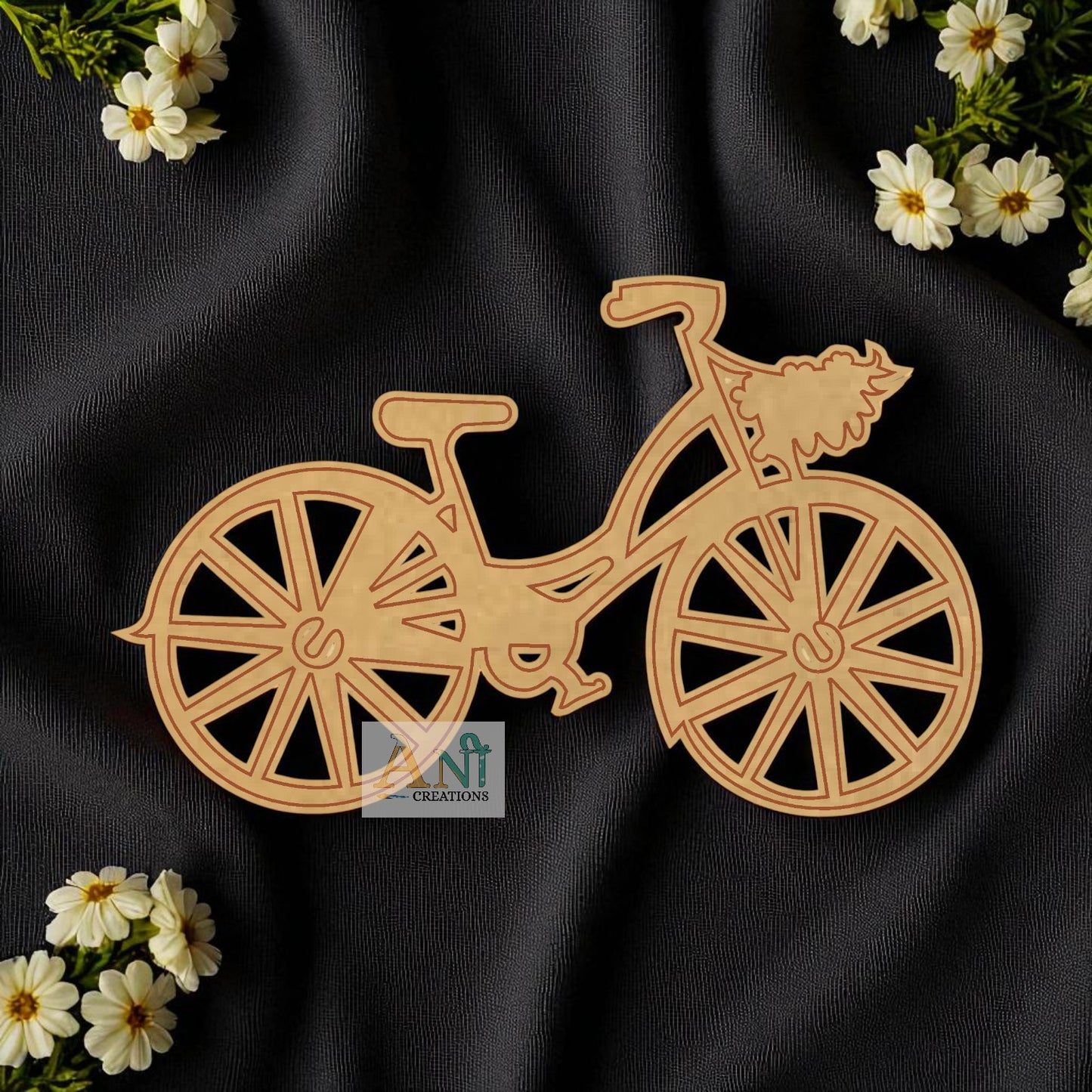 Bicycle 3 MDF Cutout