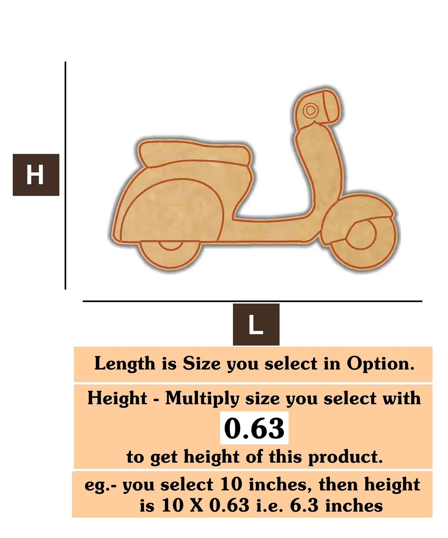 Scooter 1 MDF Cutout