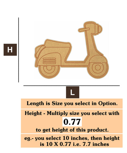 Scooter 2 MDF Cutout