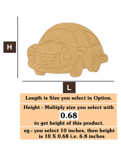 Car 5 MDF Cutout