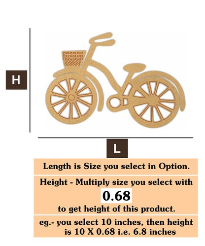 Bicycle 2 MDF Cutout