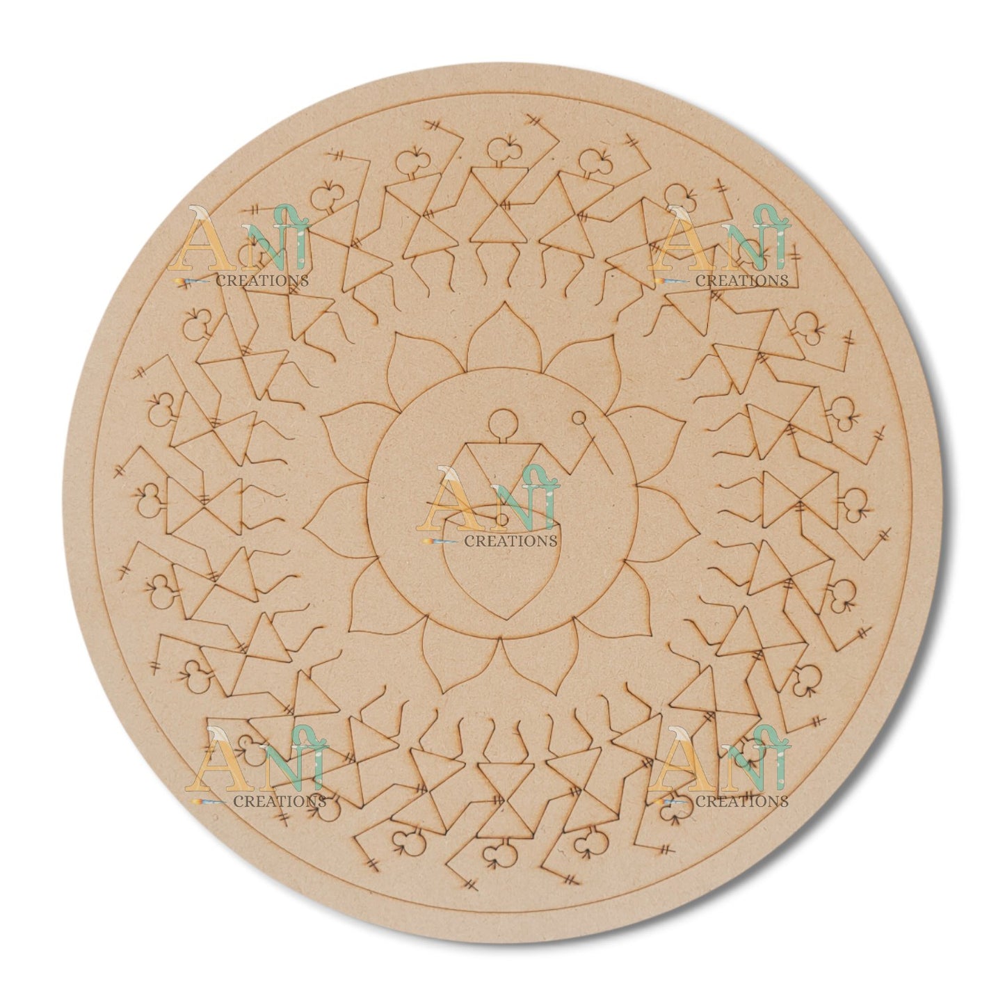 Warli 3 MDF Premarked