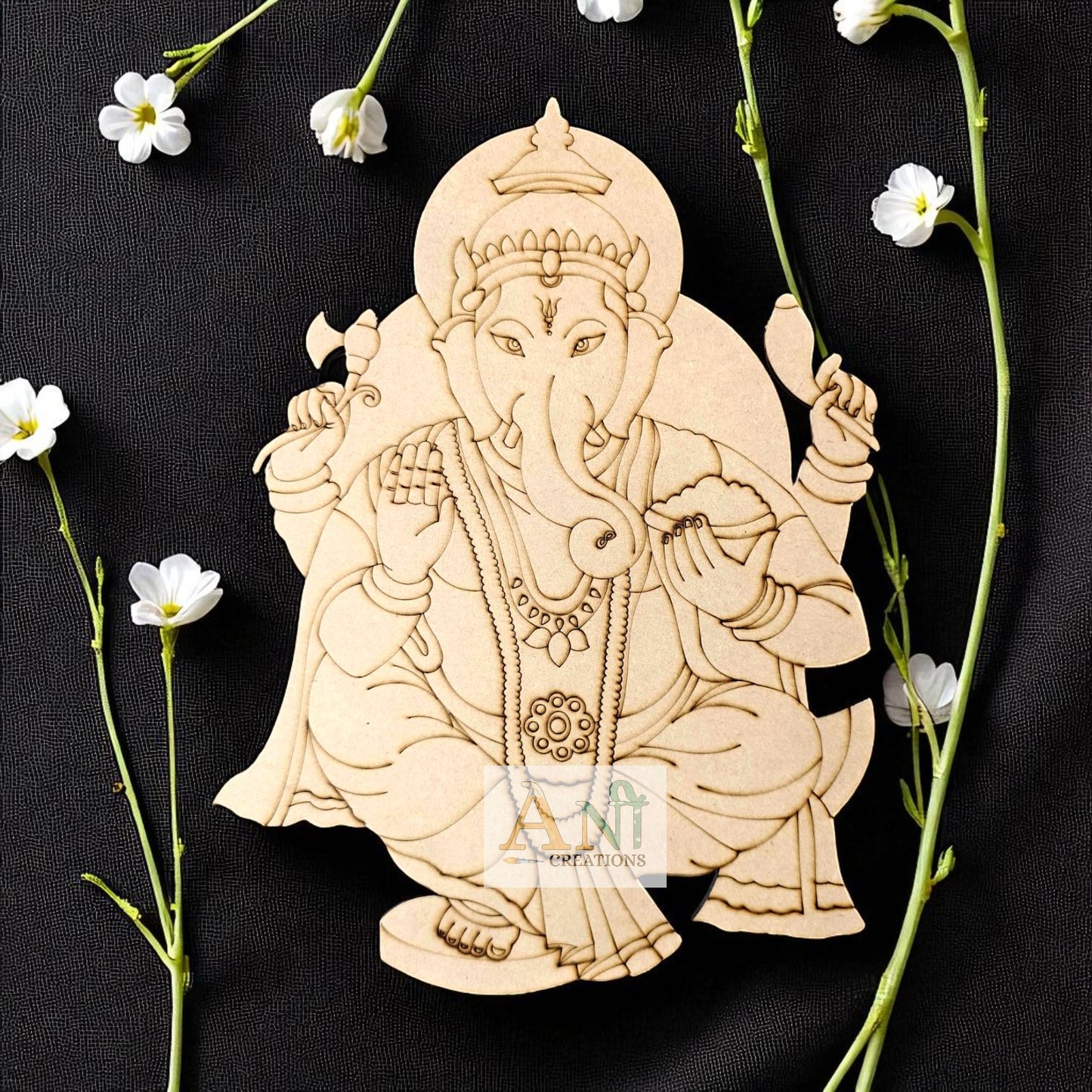 Ganesh ji 22 MDF Cutout
