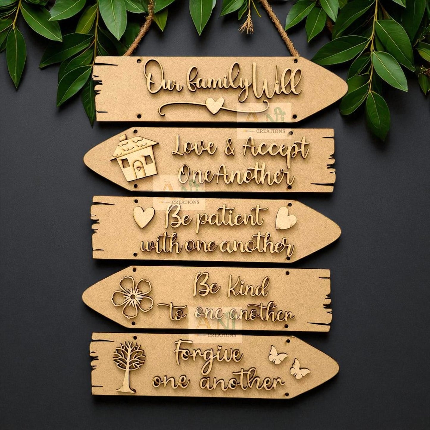 Sentiment Plank- Family Theme