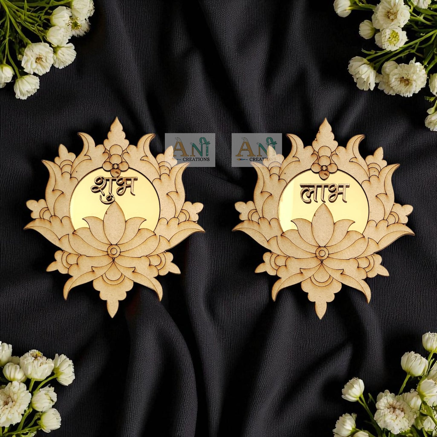 Motif Shubh Labh Base MDF Design