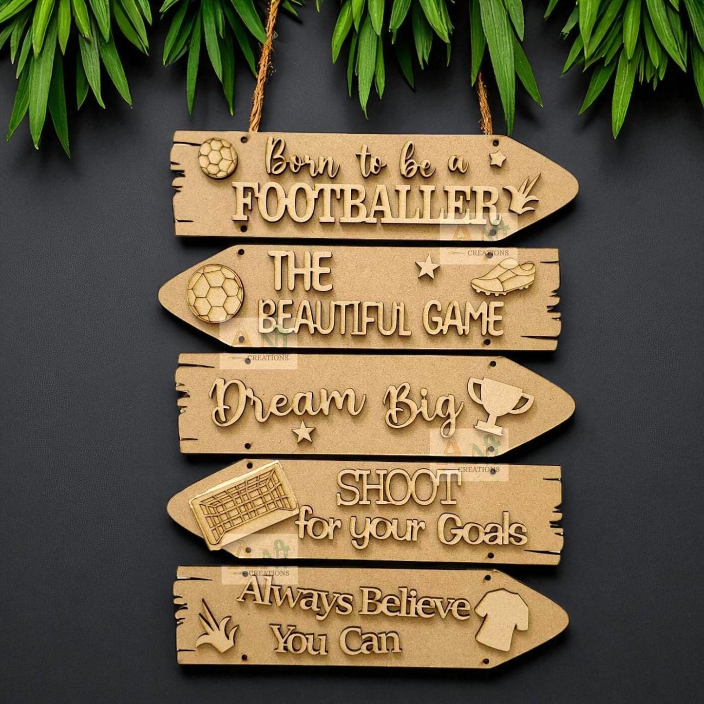 Sentiment Plank- Football themed Play Activities