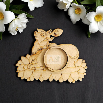 Pichwai Cow  T Light Candle Holder