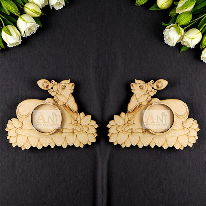 Pichwai Cow  T Light Candle Holder set