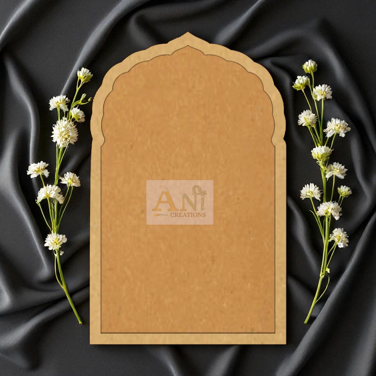 Vintage Plank Cutout MDF Design Double layer 1