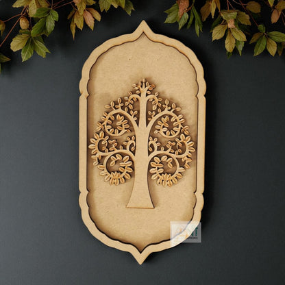 Tree Motif Pre Marked Cutout