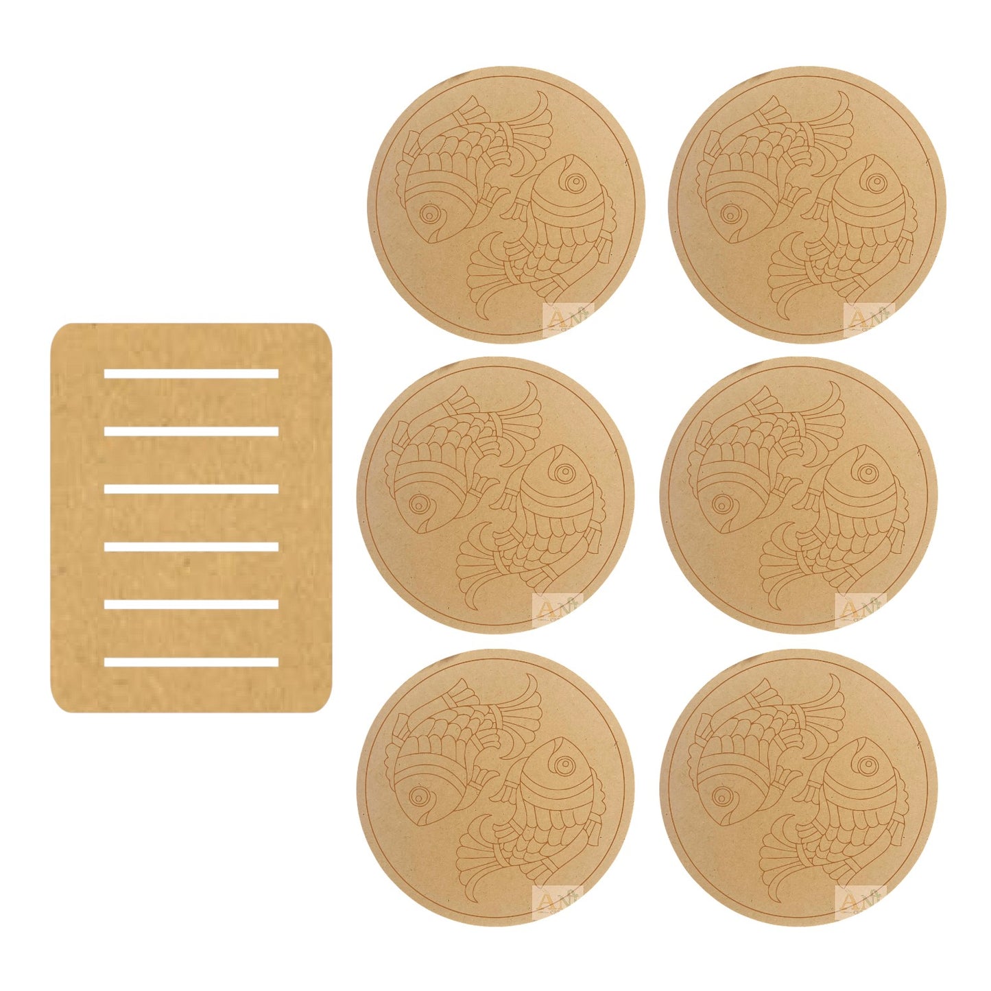 Pre Marked Tea Coaster 04