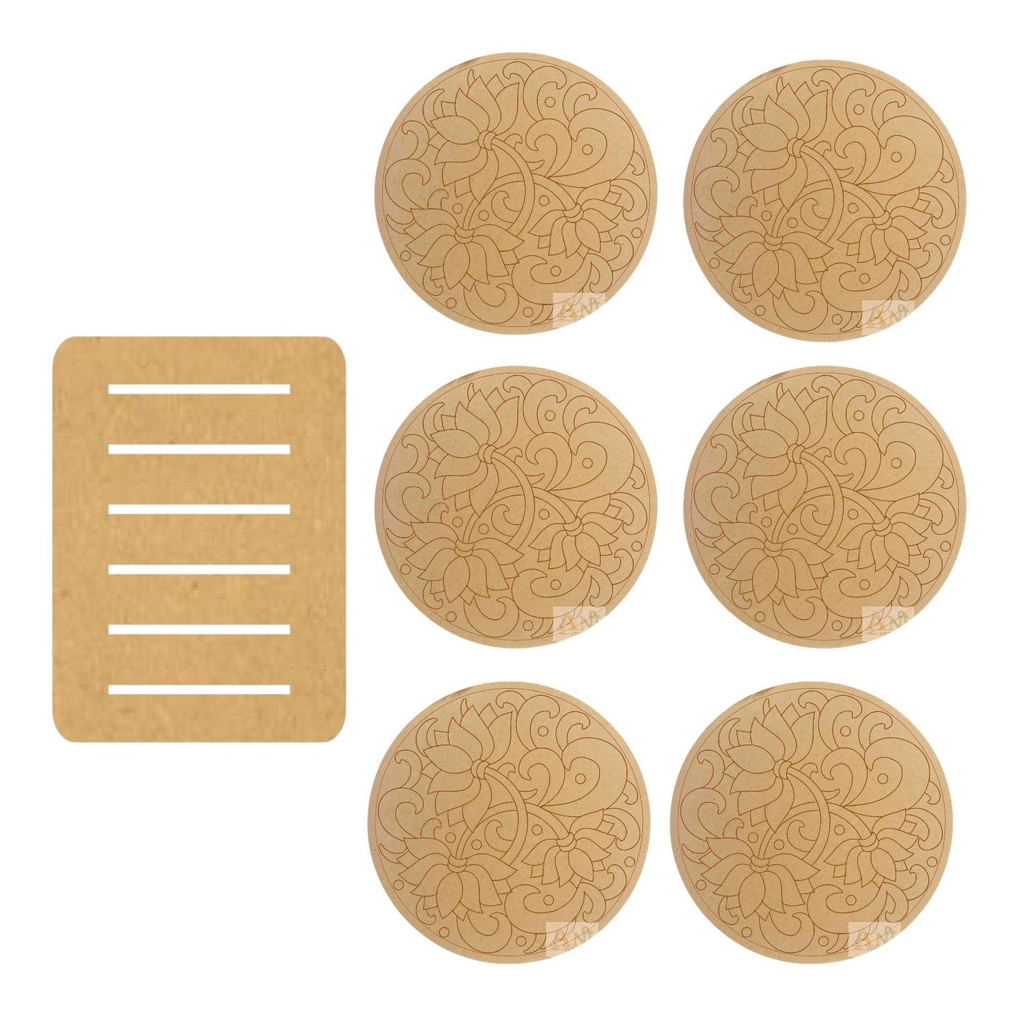 Pre Marked Tea Coaster 03