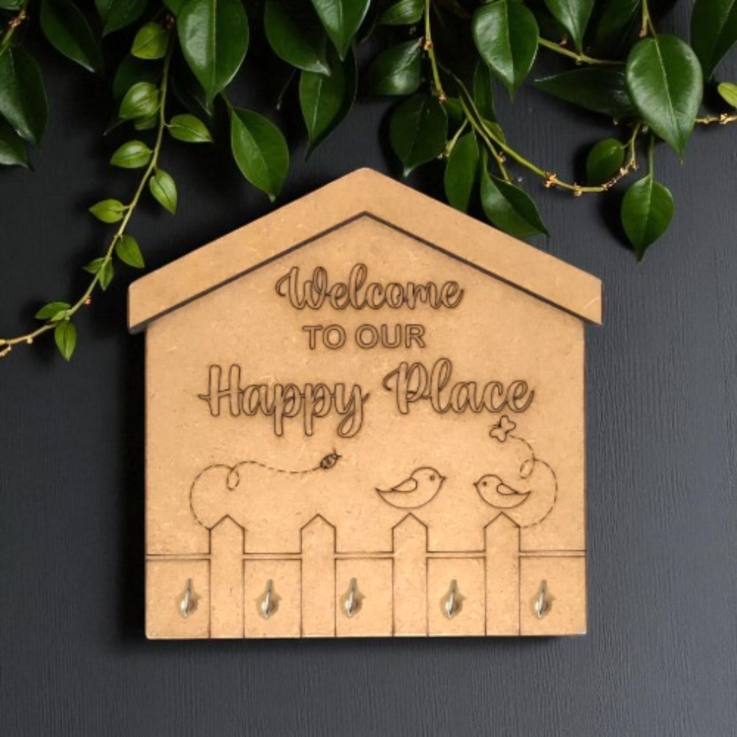 3D  Keyholder MDF cutout 1