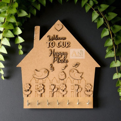 3D  Keyholder MDF cutout 2