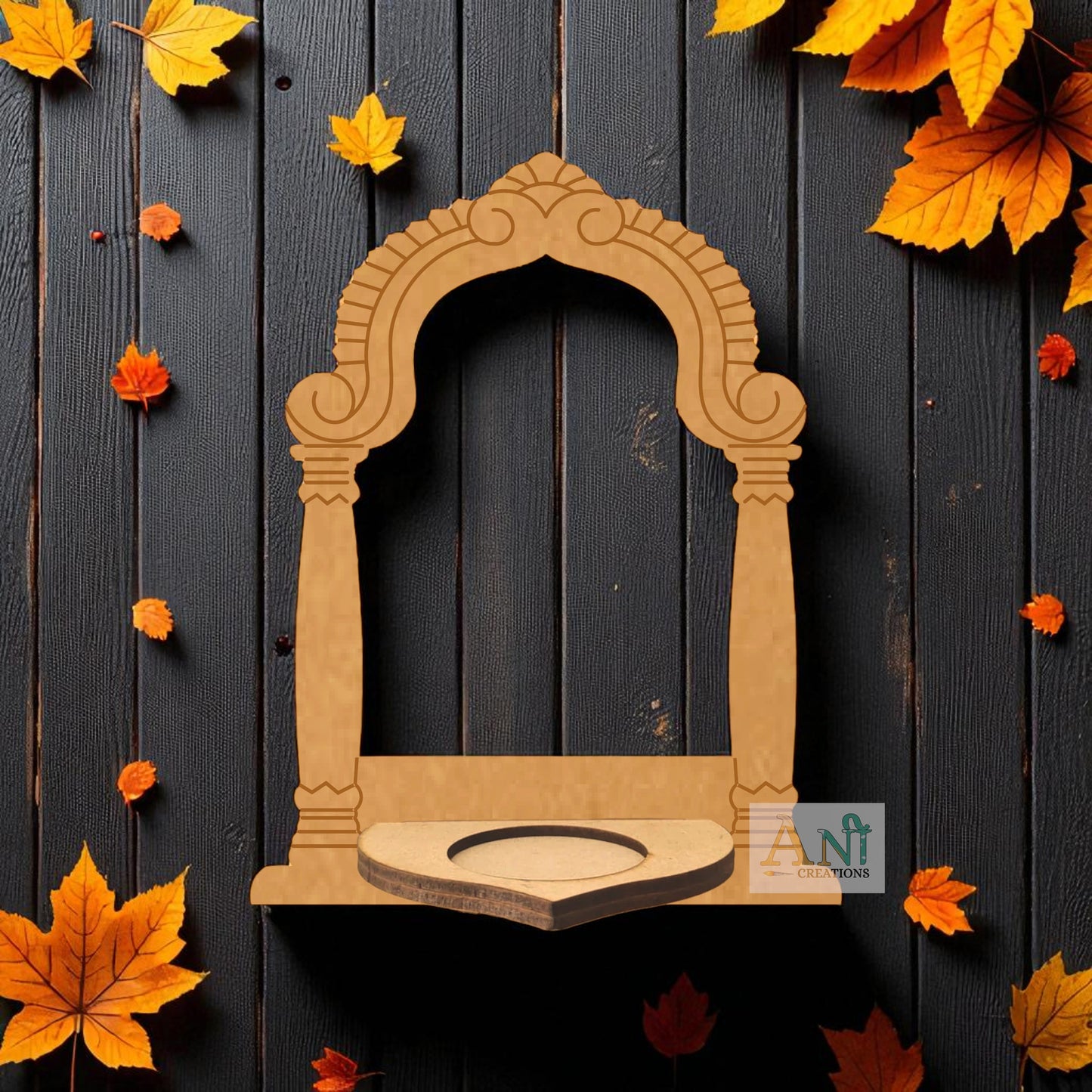 Jharokha T Light Diya Holder 2