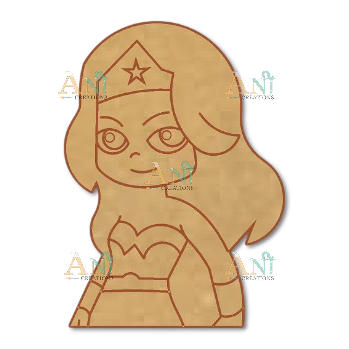 Wonder Women MDF Cutout
