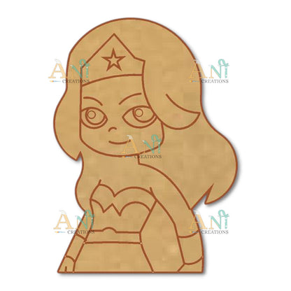 Wonder Women MDF Cutout